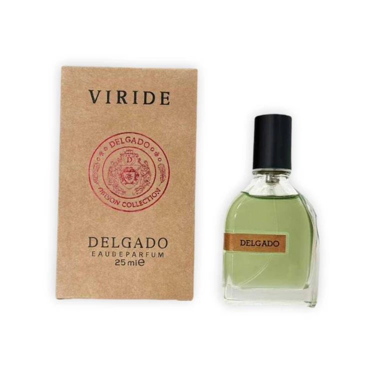 ادوپرفیوم مینیاتوری مردانه اورتوپاریسی ویرید دلگادو DELGADO مدل Viride حجم 25 میل