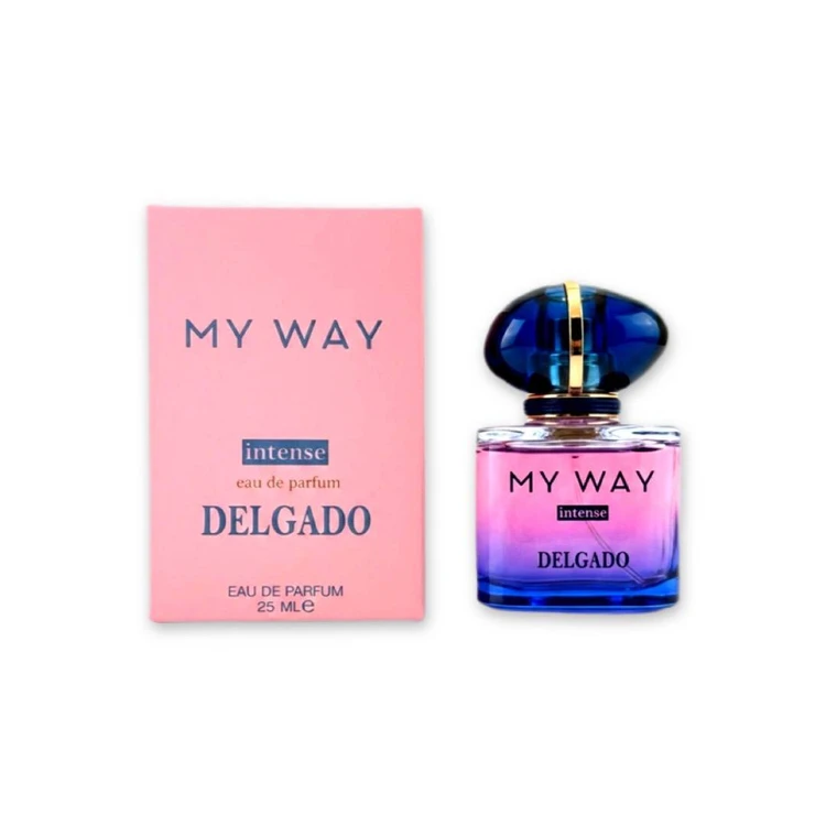 ادوپرفیوم مینیاتوری زنانه مای وی اینتنس دلگادو DELGADO مدل My Way Intense حجم 25 میل