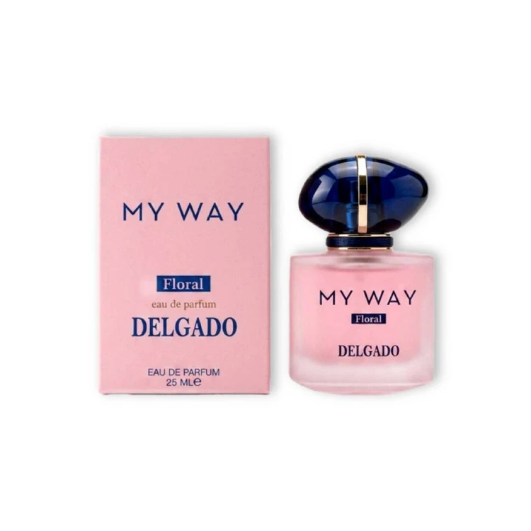 ادوپرفیوم مینیاتوری زنانه مای وی فلورال دلگادو DELGADO مدل My Way Floral حجم 25 میل