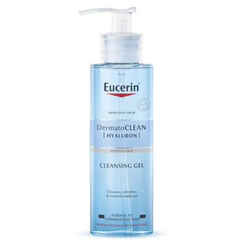 ژل شستشو و پاک کننده آرایش هیالورونیک اسید اوسرین مدل Dermato Clean حجم 200میل | پوست نرمال و مختلط