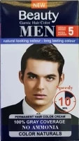 کیت رنگ موی مردانه بیوتی من شماره 5 بدون امونیاک حجم 50میل