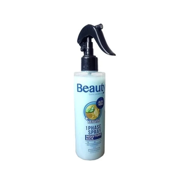 اسپری نرم کننده مناسب موهای رنگ شده گارنیک بیوتی (بدون آبکشی) آلوئه ورا حجم 250 میل